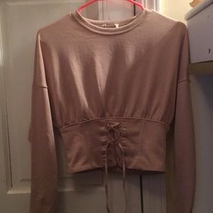 Crop Longsleeve Zara corset